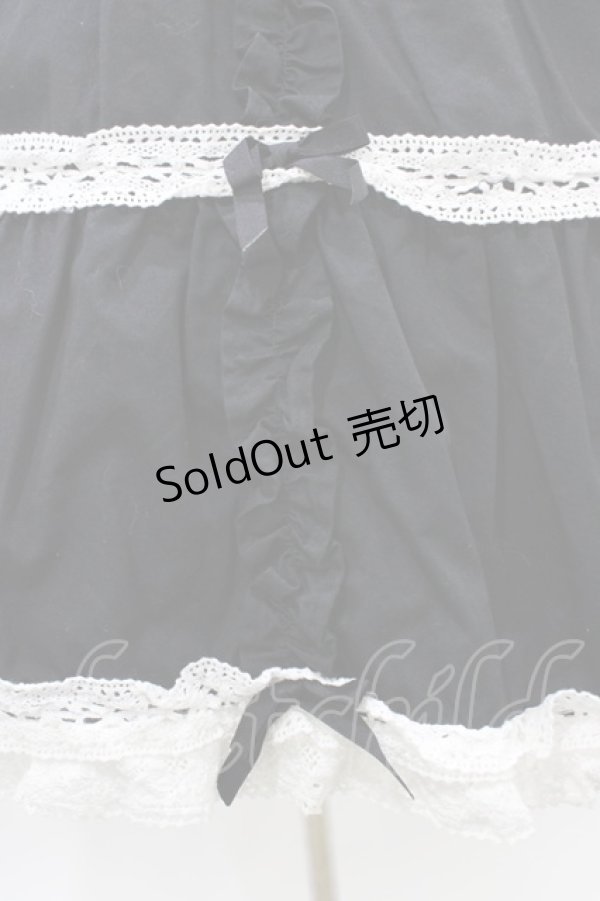 画像5: Angelic Pretty / レースアップジャンパースカート Free ブラック H-25-12-21-1034-AP-OP-NS-ZH (5)