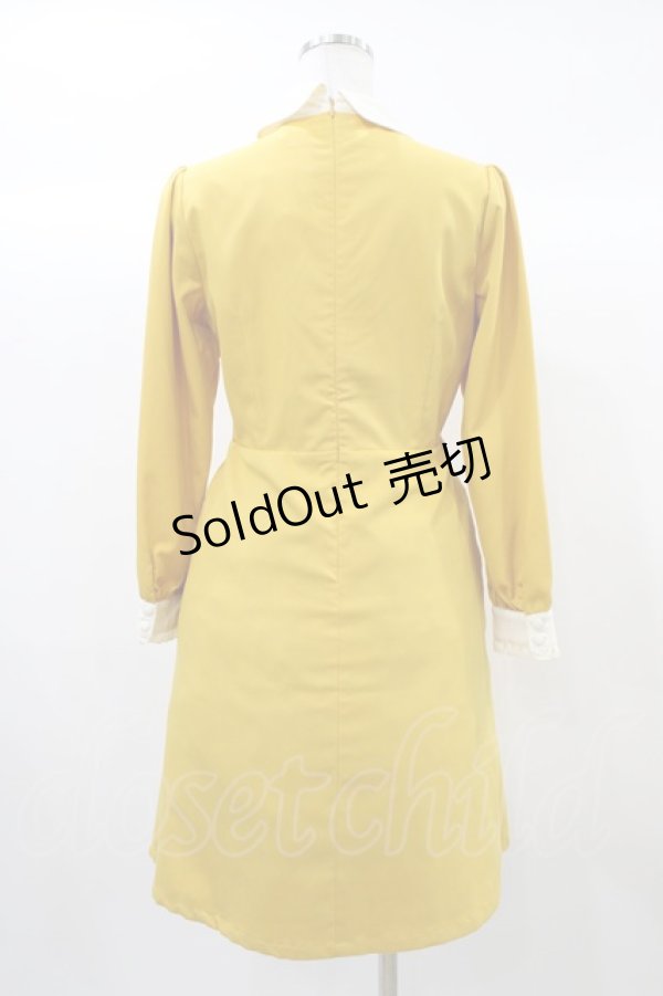画像2: Fi.n.t / フリルワンピース Free YELLOW H-25-12-21-1046-CA-OP-NS-ZH (2)