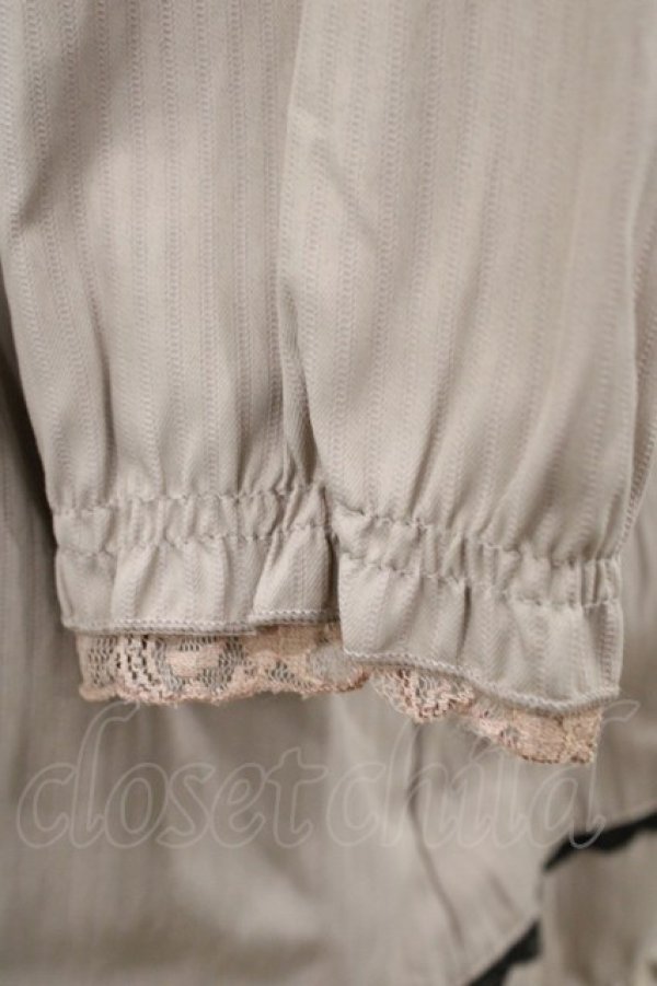 画像3: axes femme / リボン付きシャツワンピース M ベージュ H-25-12-21-1048-AX-OP-NS-ZH (3)