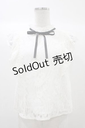 画像: An MILLE / レースブラウス Free オフ H-25-12-21-1050-EL-BL-NS-ZH