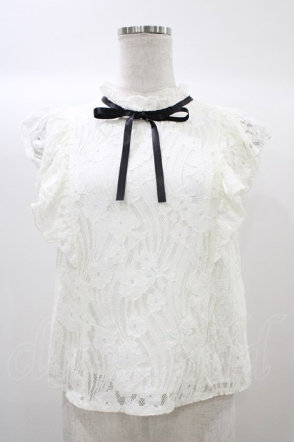 画像1: An MILLE / レースブラウス Free オフ H-25-12-21-1050-EL-BL-NS-ZH (1)