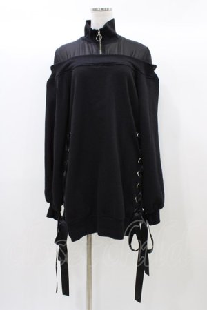 画像: Jamie エーエヌケー / ドッキングプルオーバー M ブラック H-25-12-21-1051-LO-TO-NS-ZH