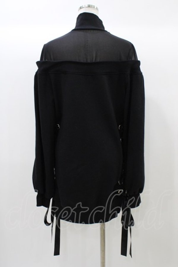 画像2: Jamie エーエヌケー / ドッキングプルオーバー M ブラック H-25-12-21-1051-LO-TO-NS-ZH (2)