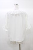 画像2: m petit by misako / MSKデシンレースエリブラウス M ホワイト H-25-12-21-1058-LO-BL-NS-ZH (2)
