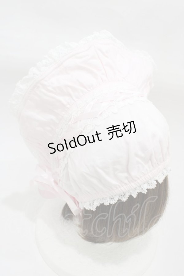 画像2: BABY,THE STARS SHINE BRIGHT / スピンドールハーフボンネット  ピンク H-25-12-21-1001-BA-AC-NS-ZH (2)