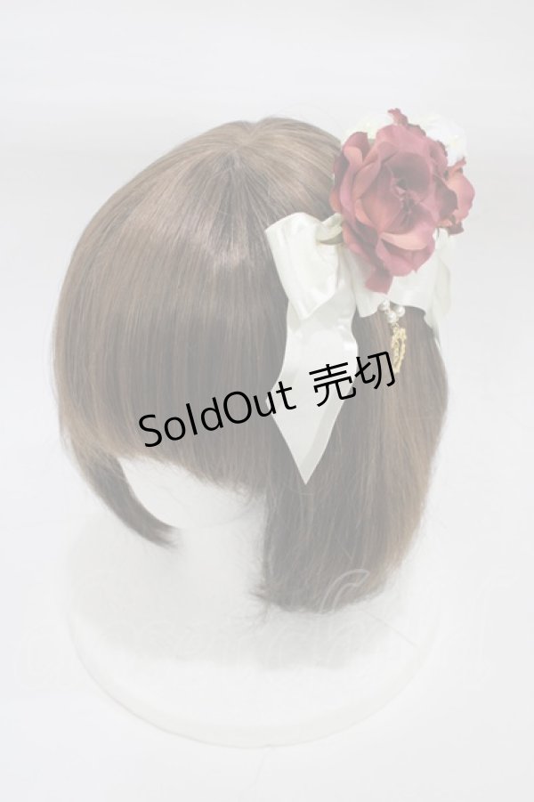 画像1: BABY,THE STARS SHINE BRIGHT / Lady Victorian Roseブーケコーム  オフ白 H-25-12-21-1002-BA-AC-NS-ZH (1)
