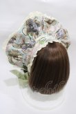 画像2: BABY,THE STARS SHINE BRIGHT / Fragrant Rose Memories柄ボンネット  ローズマリー(若草) H-25-12-21-1014-BA-AC-NS-ZH (2)