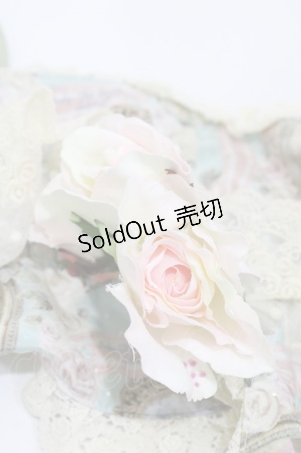 画像3: BABY,THE STARS SHINE BRIGHT / Fragrant Rose Memories柄ボンネット  ローズマリー(若草) H-25-12-21-1014-BA-AC-NS-ZH (3)