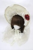 画像1: BABY,THE STARS SHINE BRIGHT / Lady Victorian Lace ボンネット Free 生成り H-25-12-21-1015-BA-AC-NS-ZH (1)