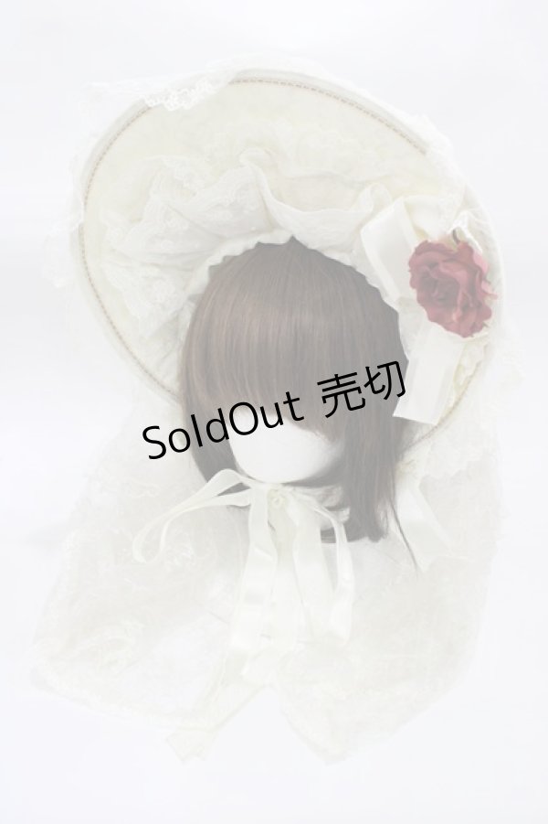 画像1: BABY,THE STARS SHINE BRIGHT / Lady Victorian Lace ボンネット Free 生成り H-25-12-21-1015-BA-AC-NS-ZH (1)