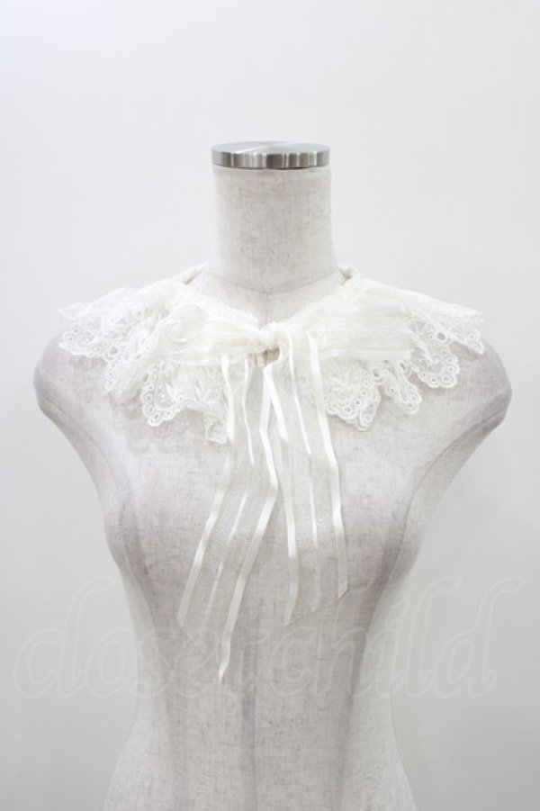 画像1: BABY,THE STARS SHINE BRIGHT / 恋するレースの付け襟  オフ白 H-25-12-21-1022-BA-ZA-NS-ZH (1)