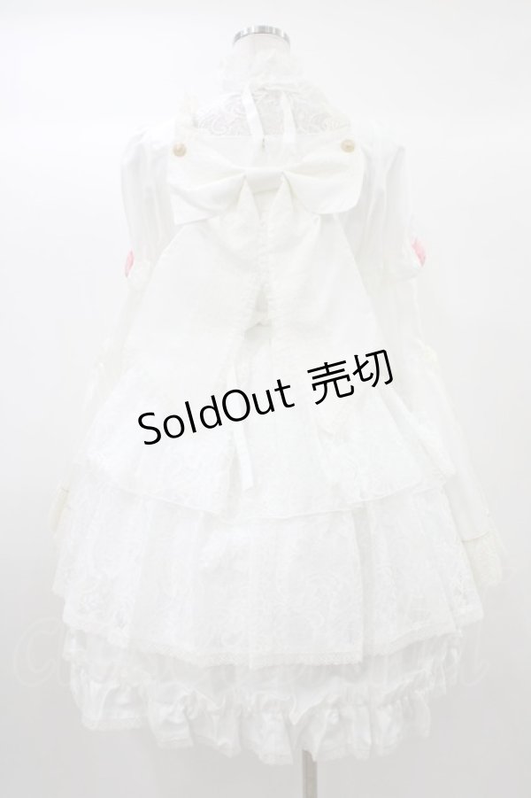 画像2: ALICE and the PIRATES / ミルクティードレスセット/中村明日美子先生コラボ Free オフ白 H-25-12-21-1025-PA-OP-NS-ZH (2)