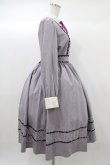 画像3: Innocent World / レナワンピース M グレイッシュバイオレット×濃パープル H-25-12-21-1027-IW-OP-NS-ZH (3)