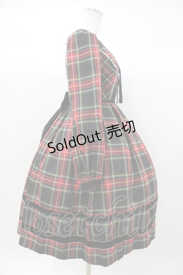 画像3: Angelic Pretty / Britishタータンワンピース Free グリーン H-25-12-21-1029-AP-OP-NS-ZH (3)