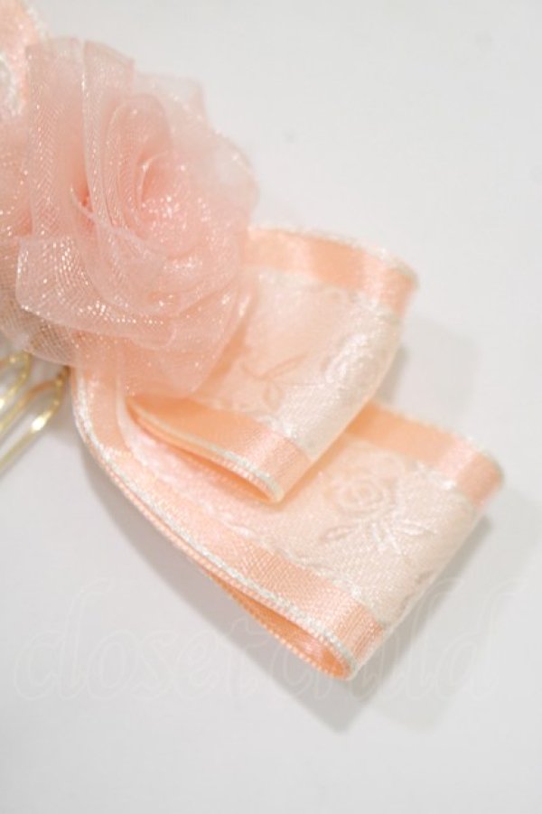 画像4: ALICE and the PIRATES / Schone Rose von Schwesternコーム  サーモンピンク H-25-12-21-068-PA-AC-NS-ZH (4)