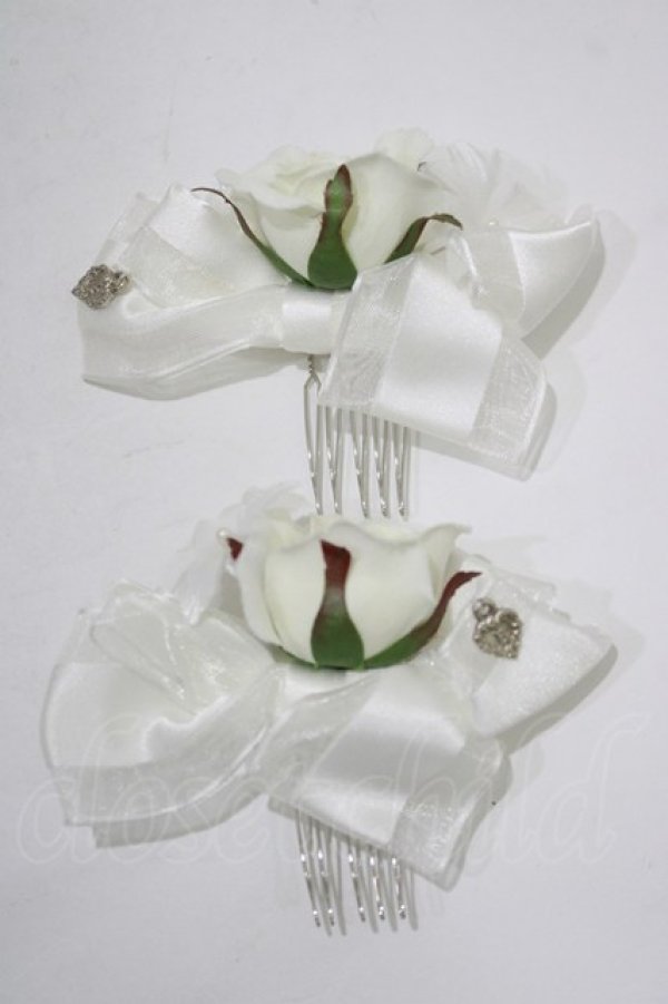 画像2: BABY,THE STARS SHINE BRIGHT / Petit ローズコーム  オフ白 H-25-12-21-071-BA-AC-NS-ZH (2)