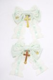 画像2: BABY,THE STARS SHINE BRIGHT / St.Cathedral〜ロザリオの誓い〜リボンコーム  ミント H-25-12-21-075-BA-AC-NS-ZH (2)