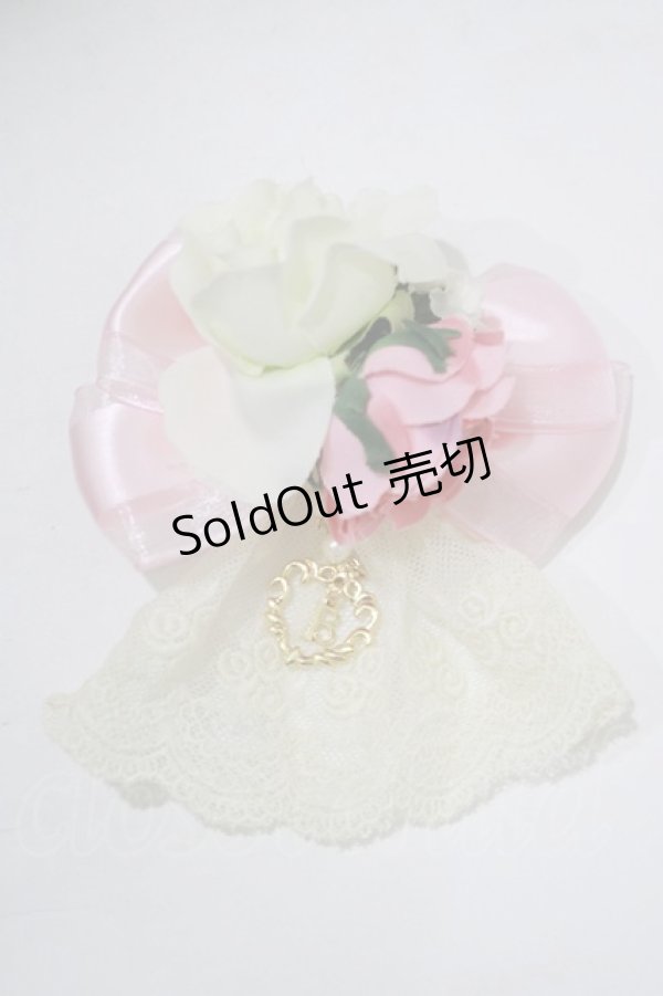 画像2: ALICE and the PIRATES / フルールリボンピンクリップ  ピンク H-25-12-21-080-PA-AC-NS-ZH (2)