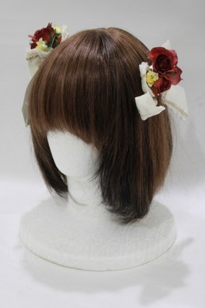 画像: BABY,THE STARS SHINE BRIGHT / Lady Victorian Roseリボンコーム  オフ白 H-25-12-21-081-BA-AC-NS-ZH