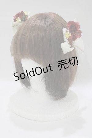 画像: BABY,THE STARS SHINE BRIGHT / Lady Victorian Roseリボンコーム  オフ白 H-25-12-21-081-BA-AC-NS-ZH