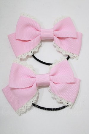 画像: BABY,THE STARS SHINE BRIGHT / グログランリボンゴム  ピンク H-25-12-21-084-BA-AC-NS-ZH