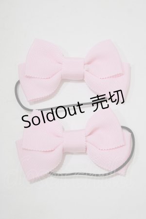 画像: BABY,THE STARS SHINE BRIGHT / グログランリボンゴム  ピンク H-25-12-21-085-BA-AC-NS-ZH