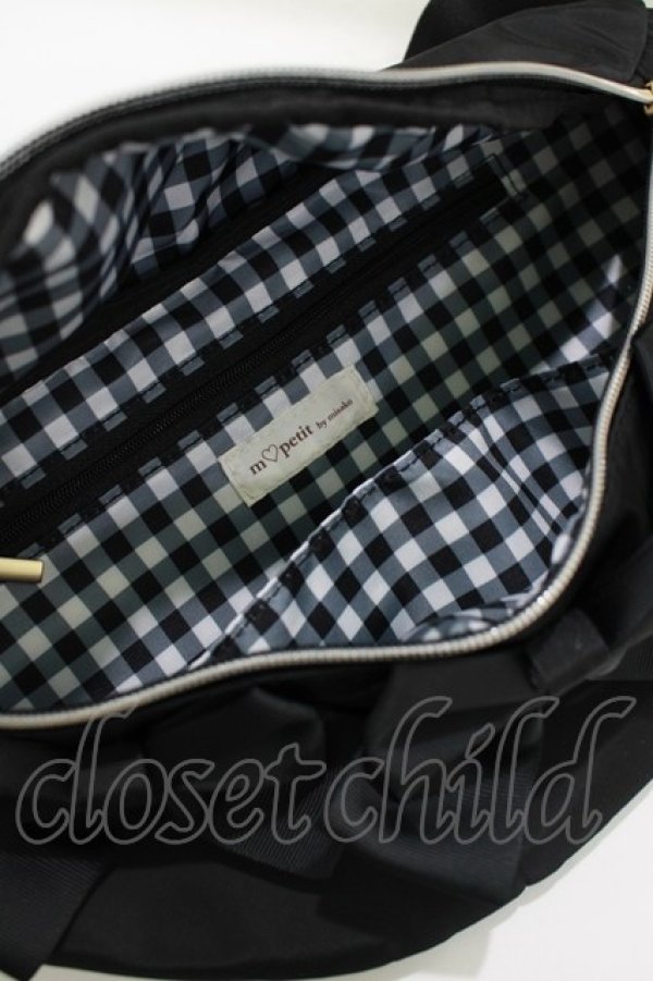 画像3: m petit by misako / TT*AM*リボンBB  ブラック H-25-12-21-006-LO-BG-NS-ZH (3)