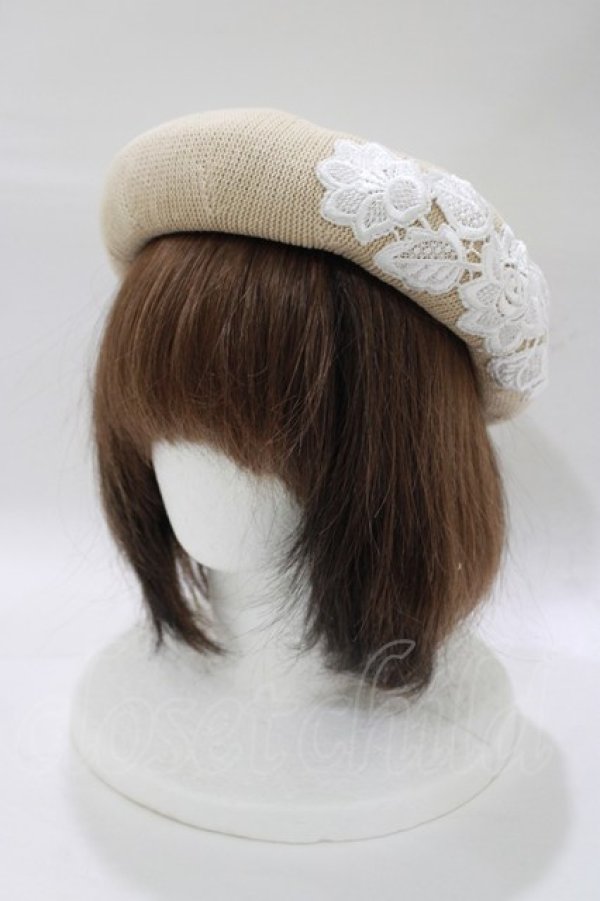 画像1: m petit by misako / TT*AMレースサーモベレー  アイボリー H-25-12-21-089-LO-AC-NS-ZH (1)