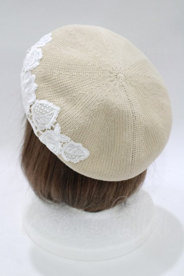 画像2: m petit by misako / TT*AMレースサーモベレー  アイボリー H-25-12-21-089-LO-AC-NS-ZH (2)