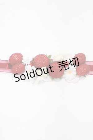 画像: BABY,THE STARS SHINE BRIGHT / Strawberry Dropsチョーカー  エンジ H-25-12-21-016-BA-AC-NS-ZH