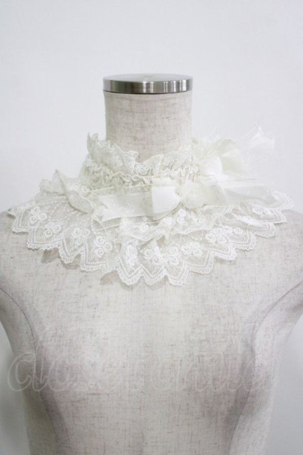 画像1: ALICE and the PIRATES / Schone Rose von Schwesternチョーカー  オフ白 H-25-12-21-018-PA-AC-NS-ZH (1)