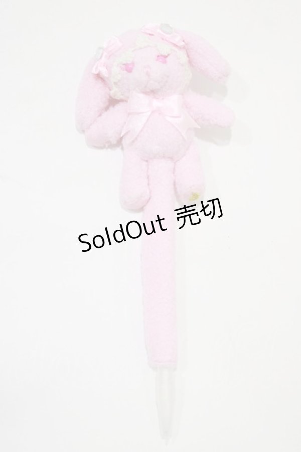 画像1: BABY,THE STARS SHINE BRIGHT / うさくみゃちゃんのボールペン  ピンク H-25-12-21-022-BA-ZA-NS-ZH (1)