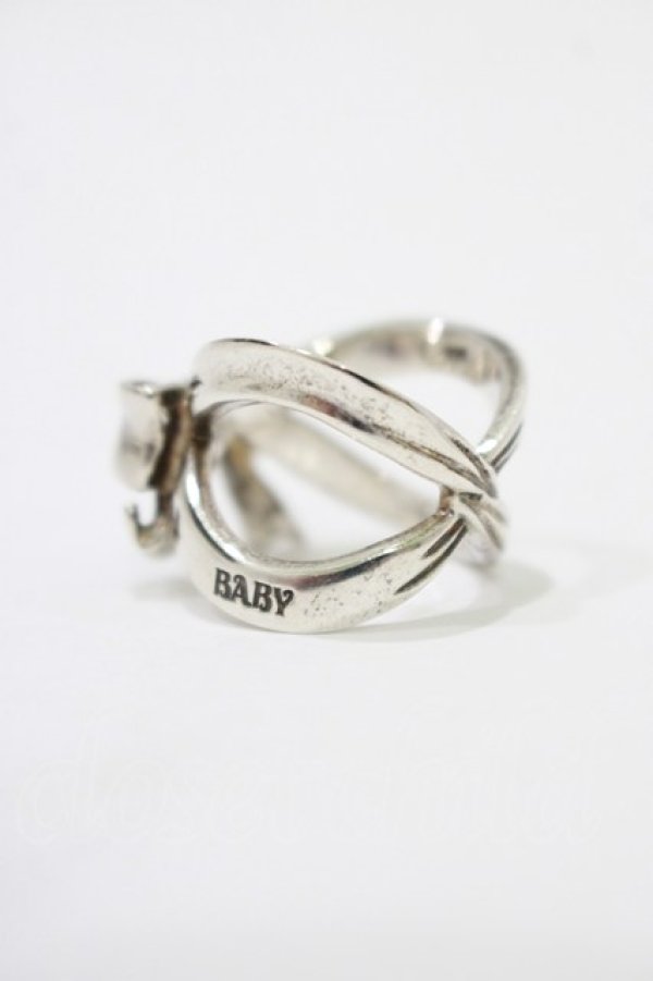画像2: BABY,THE STARS SHINE BRIGHT / ラッピングリボンリング 13号 シルバー925 H-25-12-21-024-BA-AC-NS-ZH (2)