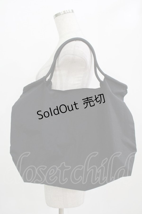 画像2: m petit by misako / くま刺繍ショッピングバッグ  ブラック H-25-12-21-003-LO-ZA-NS-ZH (2)