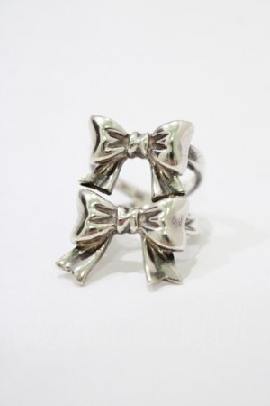 画像: BABY,THE STARS SHINE BRIGHT / ダブルリボンリング 9号 シルバー925 H-25-12-21-028-BA-AC-NS-ZH