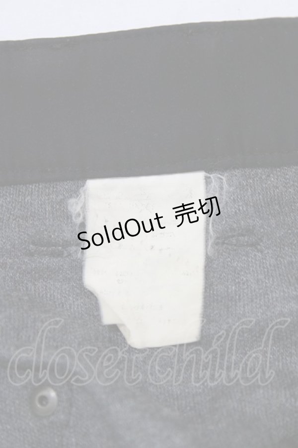 画像5: alice auaa / 切替風ストレートパンツ タグダメージにより表記なし ブラック H-25-12-22-023-AA-PA-KB-ZH (5)