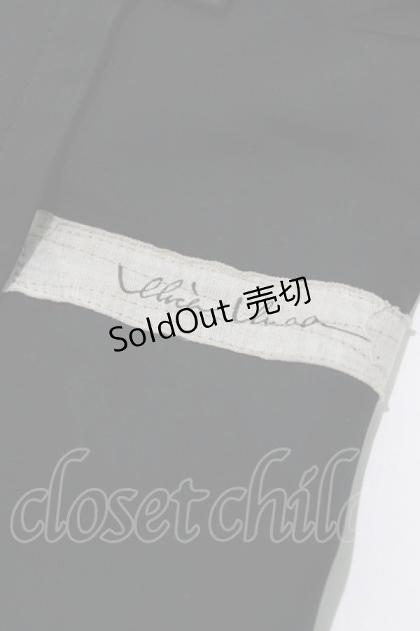 画像6: alice auaa / 切替風ストレートパンツ タグダメージにより表記なし ブラック H-25-12-22-023-AA-PA-KB-ZH (6)