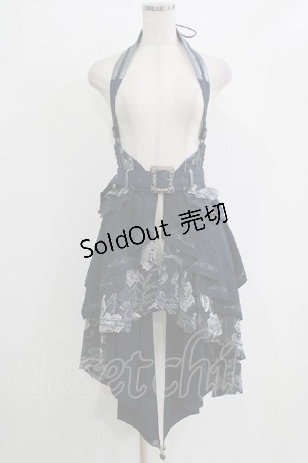 画像1: Ozz oneste / Pirates Roseコルセットスカート  ネイビー H-25-12-22-027-OO-SK-KB-ZH (1)