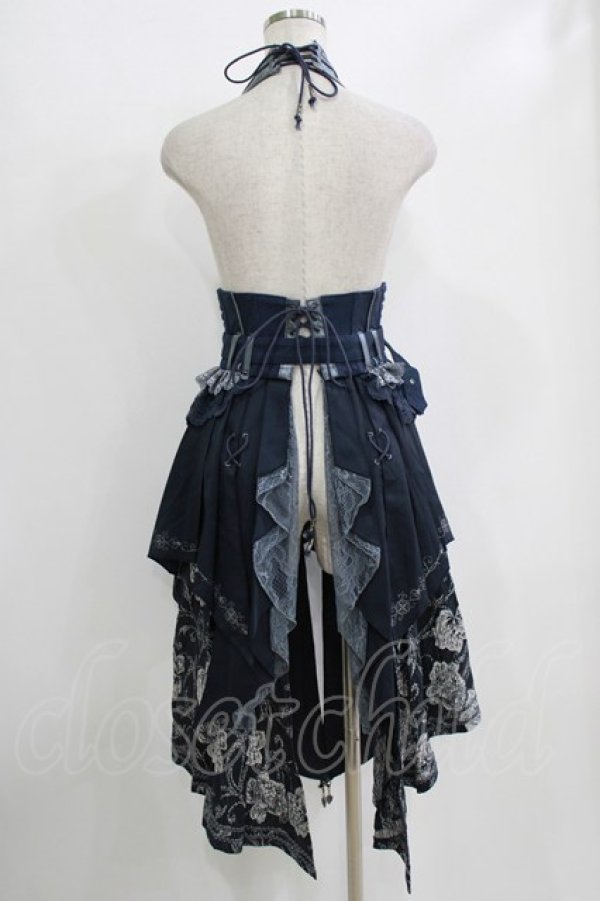 画像3: Ozz oneste / Pirates Roseコルセットスカート  ネイビー H-25-12-22-027-OO-SK-KB-ZH (3)