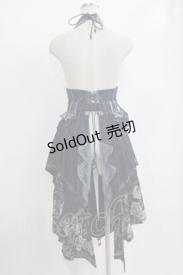 画像3: Ozz oneste / Pirates Roseコルセットスカート  ネイビー H-25-12-22-027-OO-SK-KB-ZH (3)