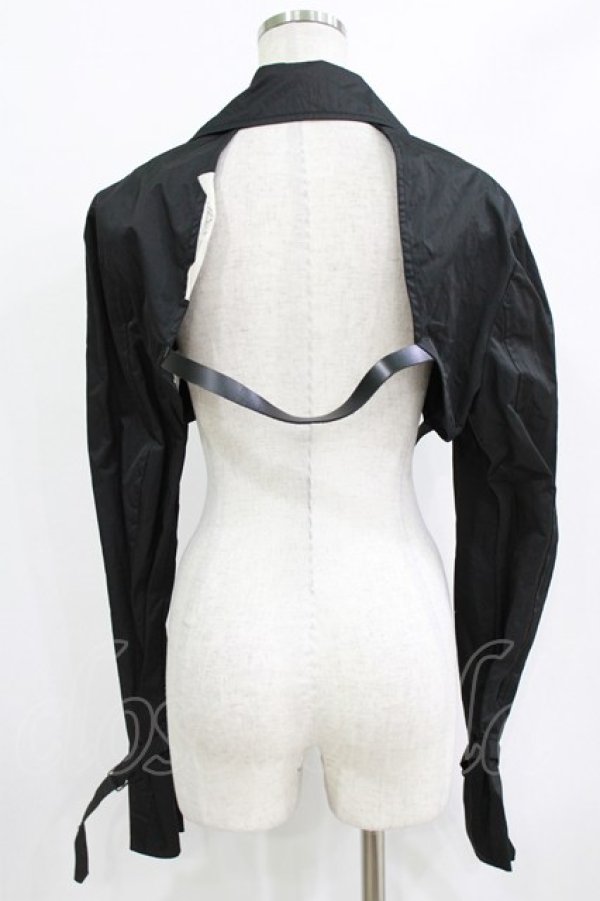 画像3: alice auaa / 前ベルトジャケット 1（メンズサイズ） ブラック H-25-12-22-029-AA-TO-KB-ZH (3)