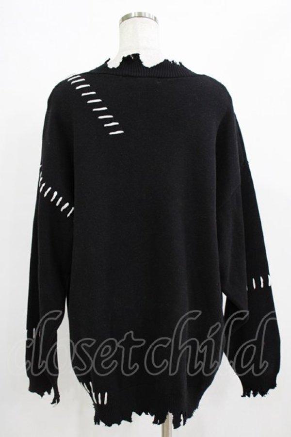 画像3: REFLEM / REFLEM×DEATH NOTE ダメージニットソー(弥 海砂)  ブラック H-25-12-22-036-PU-TO-KB-ZH (3)