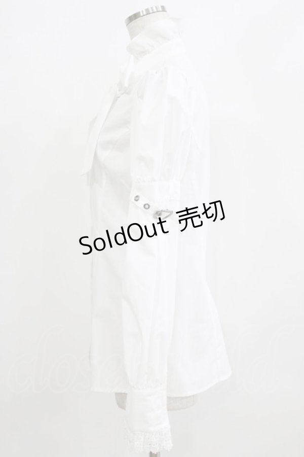 画像2: MIHO MATSUDA / ブラウス・ラウド M ホワイト H-25-12-22-038-GO-BL-KB-ZH (2)