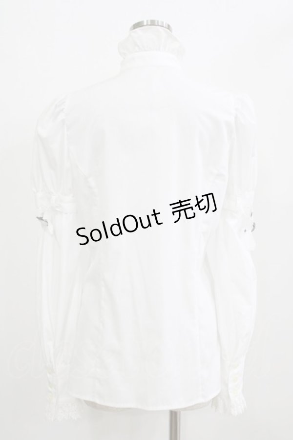 画像3: MIHO MATSUDA / ブラウス・ラウド M ホワイト H-25-12-22-038-GO-BL-KB-ZH (3)