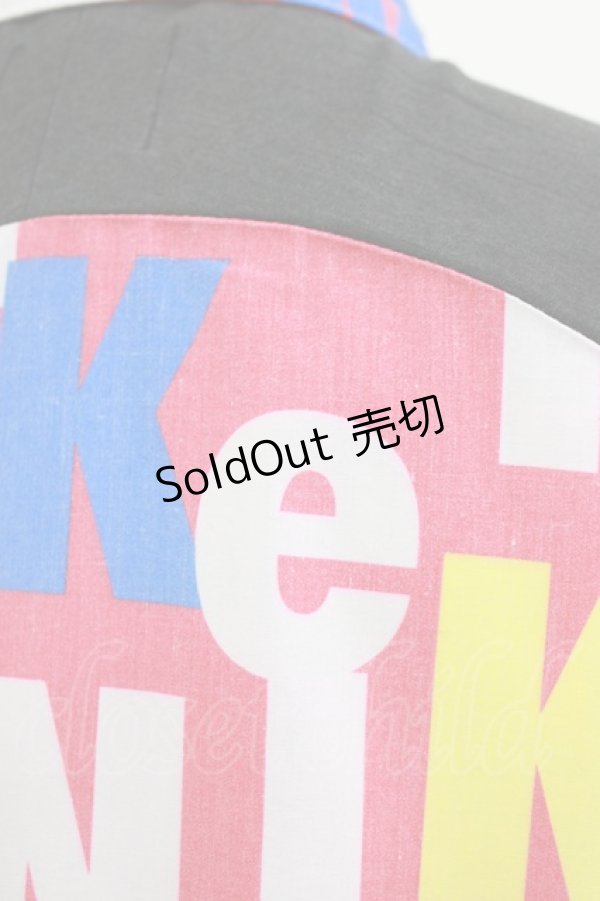 画像4: MINT NeKO / チュール重ねチュニックシャツ  黒×ピンク H-25-12-22-039-HN-BL-KB-ZH (4)