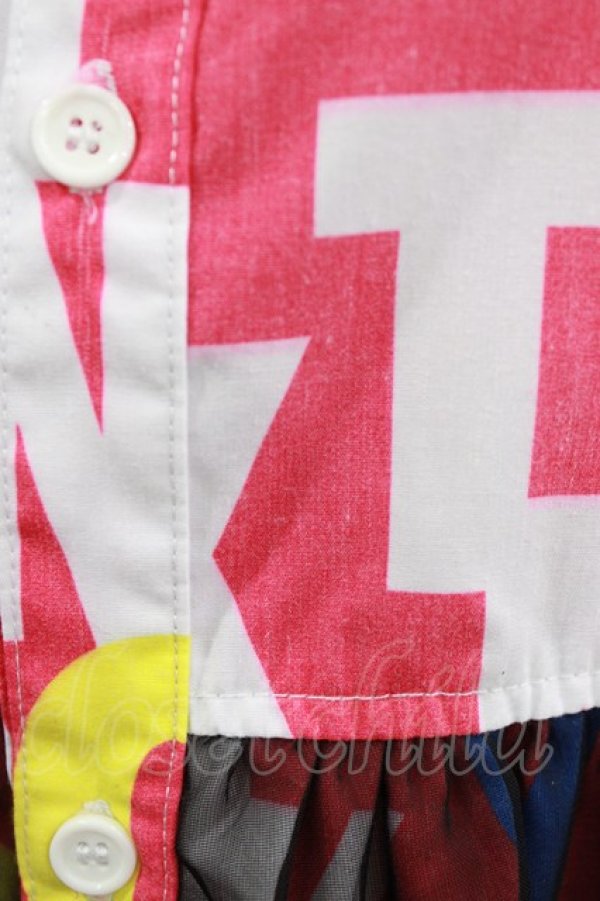 画像5: MINT NeKO / チュール重ねチュニックシャツ  黒×ピンク H-25-12-22-039-HN-BL-KB-ZH (5)