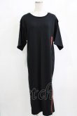 画像1: HELL CAT PUNKS / ZIPロングTシャツワンピ  黒×赤 H-25-12-22-042-PU-OP-KB-ZH (1)