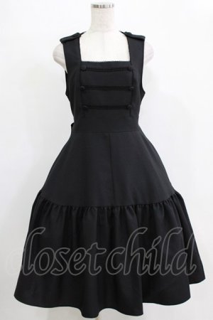 画像: MIHO MATSUDA / [Secret of Twins]ジャンパードレス・ガルード  ブラック H-25-12-22-004-GO-OP-KB-ZH