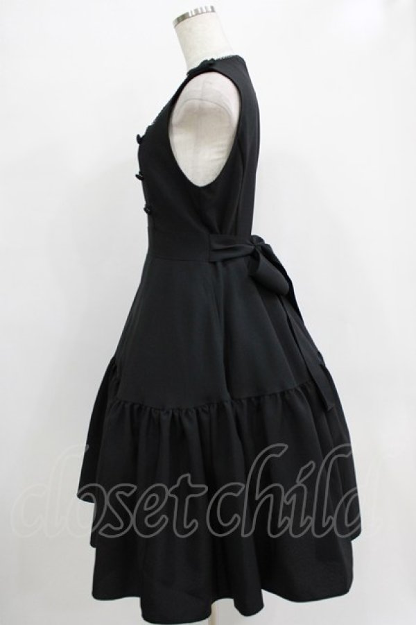 画像2: MIHO MATSUDA / [Secret of Twins]ジャンパードレス・ガルード  ブラック H-25-12-22-004-GO-OP-KB-ZH (2)