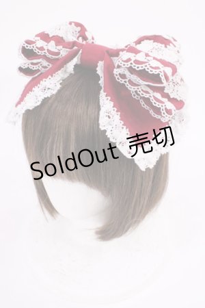 画像: BABY,THE STARS SHINE BRIGHT / キャメロンカチューシャ  エンジ H-25-12-22-1037-BA-ZA-NS-ZH